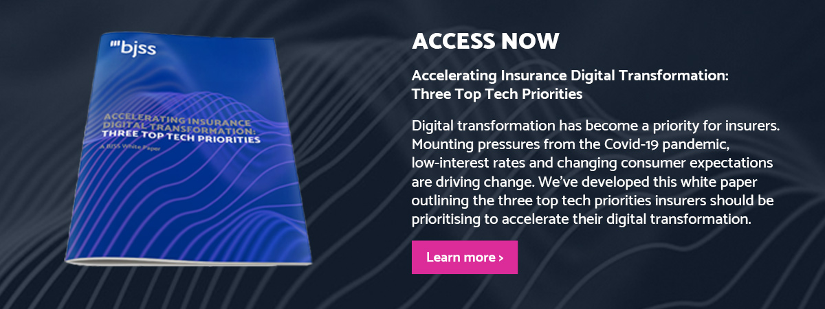 Accelerating Insurance Digital Transformation: Three Top Tech Priorities