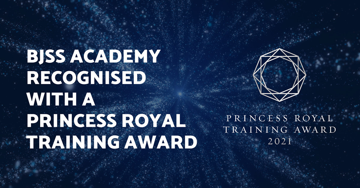 BJSS Academy Recognised With A Princess Royal Training Award